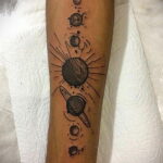 Фото тату планета 20.07.2021 №261 - planet tattoo - tatufoto.com