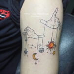 Фото тату планета 20.07.2021 №281 - planet tattoo - tatufoto.com
