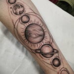 Фото тату планета 20.07.2021 №290 - planet tattoo - tatufoto.com