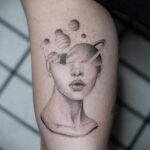 Фото тату планета 20.07.2021 №297 - planet tattoo - tatufoto.com