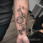 Фото тату планета 20.07.2021 №313 - planet tattoo - tatufoto.com