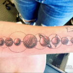 Фото тату планета 20.07.2021 №336 - planet tattoo - tatufoto.com