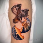 Фото тату планета 20.07.2021 №345 - planet tattoo - tatufoto.com