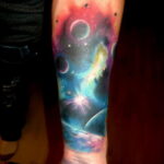 Фото тату планета 20.07.2021 №379 - planet tattoo - tatufoto.com