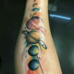 Фото тату планета 20.07.2021 №387 - planet tattoo - tatufoto.com