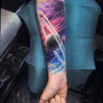 Фото тату планета 20.07.2021 №398 - planet tattoo - tatufoto.com