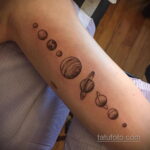 Фото тату планета 20.07.2021 №419 - planet tattoo - tatufoto.com