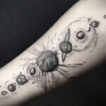 Фото тату планета 20.07.2021 №439 - planet tattoo - tatufoto.com