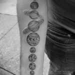 Фото тату планета 20.07.2021 №445 - planet tattoo - tatufoto.com