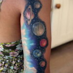 Фото тату планета 20.07.2021 №477 - planet tattoo - tatufoto.com
