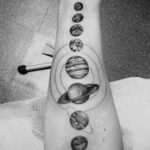Фото тату планета 20.07.2021 №484 - planet tattoo - tatufoto.com