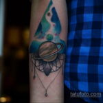 Фото тату планета 20.07.2021 №488 - planet tattoo - tatufoto.com