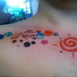 Фото тату планета 20.07.2021 №499 - planet tattoo - tatufoto.com