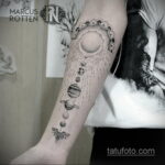 Фото тату планета 20.07.2021 №502 - planet tattoo - tatufoto.com