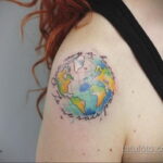 Фото тату планета 20.07.2021 №513 - planet tattoo - tatufoto.com