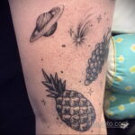 Фото тату планета 20.07.2021 №527 - planet tattoo - tatufoto.com