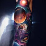 Фото тату планета 20.07.2021 №542 - planet tattoo - tatufoto.com