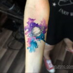 Фото тату планета 20.07.2021 №543 - planet tattoo - tatufoto.com