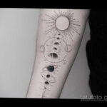 Фото тату планета 20.07.2021 №550 - planet tattoo - tatufoto.com