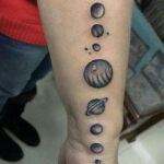 Фото тату планета 20.07.2021 №553 - planet tattoo - tatufoto.com