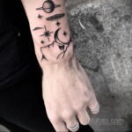 Фото тату планета 20.07.2021 №601 - planet tattoo - tatufoto.com