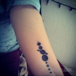 Фото тату планета 20.07.2021 №610 - planet tattoo - tatufoto.com