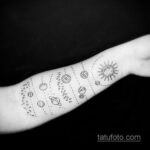 Фото тату планета 20.07.2021 №637 - planet tattoo - tatufoto.com