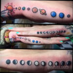 Фото тату планета 20.07.2021 №642 - planet tattoo - tatufoto.com