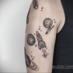 Фото тату планета 20.07.2021 №647 - planet tattoo - tatufoto.com