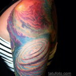 Фото тату про космос 20.07.2021 №061 - space tattoo - tatufoto.com