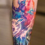 Фото тату про космос 20.07.2021 №096 - space tattoo - tatufoto.com