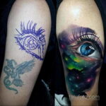 Фото тату про космос 20.07.2021 №100 - space tattoo - tatufoto.com