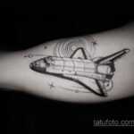 Фото тату про космос 20.07.2021 №106 - space tattoo - tatufoto.com