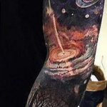 Фото тату про космос 20.07.2021 №116 - space tattoo - tatufoto.com