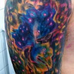 Фото тату про космос 20.07.2021 №122 - space tattoo - tatufoto.com