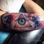 Фото тату про космос 20.07.2021 №138 - space tattoo - tatufoto.com