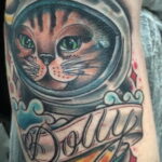 Фото тату про космос 20.07.2021 №139 - space tattoo - tatufoto.com