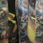 Фото тату про космос 20.07.2021 №143 - space tattoo - tatufoto.com