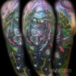 Фото тату про космос 20.07.2021 №145 - space tattoo - tatufoto.com