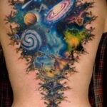 Фото тату про космос 20.07.2021 №169 - space tattoo - tatufoto.com