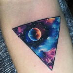 Фото тату про космос 20.07.2021 №194 - space tattoo - tatufoto.com