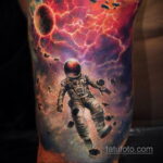 Фото тату про космос 20.07.2021 №197 - space tattoo - tatufoto.com