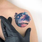 Фото тату про космос 20.07.2021 №198 - space tattoo - tatufoto.com