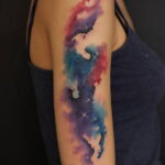 Фото тату про космос 20.07.2021 №202 - space tattoo - tatufoto.com