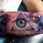 Фото тату про космос 20.07.2021 №218 - space tattoo - tatufoto.com