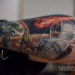Фото тату про космос 20.07.2021 №229 - space tattoo - tatufoto.com