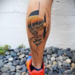 Фото тату про космос 20.07.2021 №273 - space tattoo - tatufoto.com