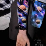 Фото тату про космос 20.07.2021 №275 - space tattoo - tatufoto.com
