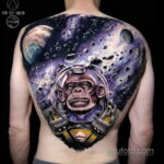 Фото тату про космос 20.07.2021 №280 - space tattoo - tatufoto.com