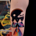Фото тату про космос 20.07.2021 №292 - space tattoo - tatufoto.com